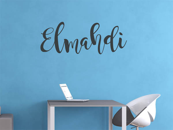 Wandtattoo Elmahdi in Handschrift