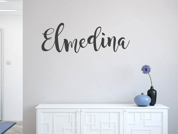 Wandtattoo Elmedina in Handschrift