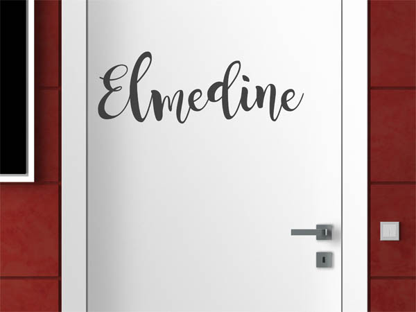 Wandtattoo Elmedine in Handschrift