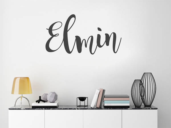 Wandtattoo Elmin in Handschrift