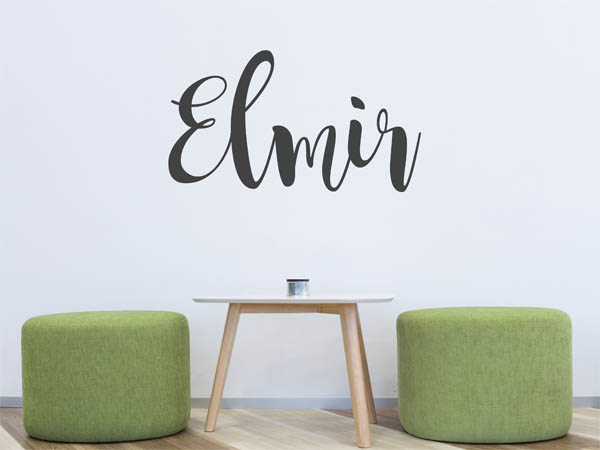 Wandtattoo Elmir in Handschrift