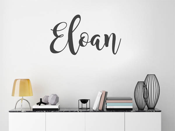 Wandtattoo Eloan in Handschrift