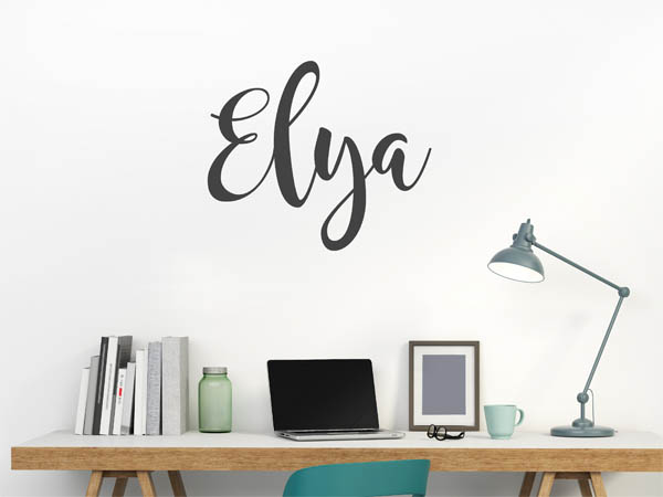 Wandtattoo Elya in Handschrift