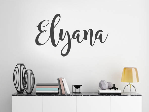 Wandtattoo Elyana in Handschrift