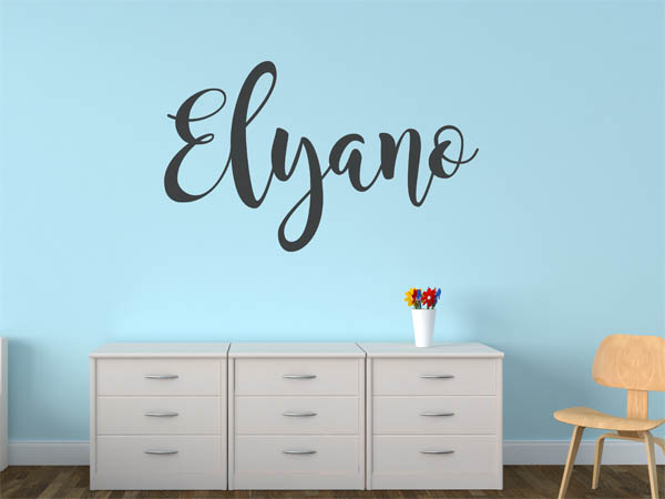 Wandtattoo Elyano in Handschrift