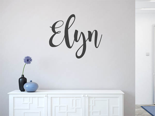 Wandtattoo Elyn in Handschrift