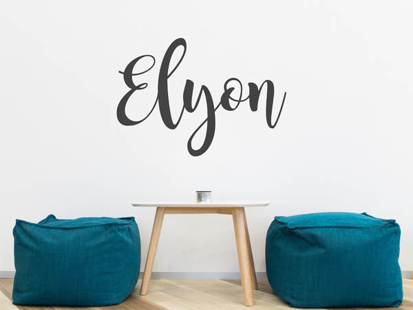 Wandtattoo Elyon in Handschrift