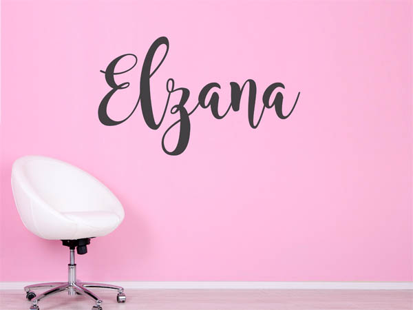Wandtattoo Elzana in Handschrift