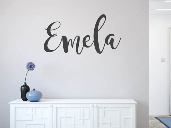 Wandtattoo Emela in Handschrift