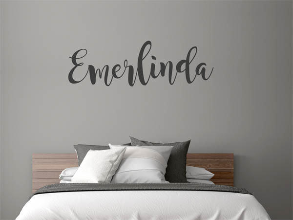 Wandtattoo Emerlinda in Handschrift