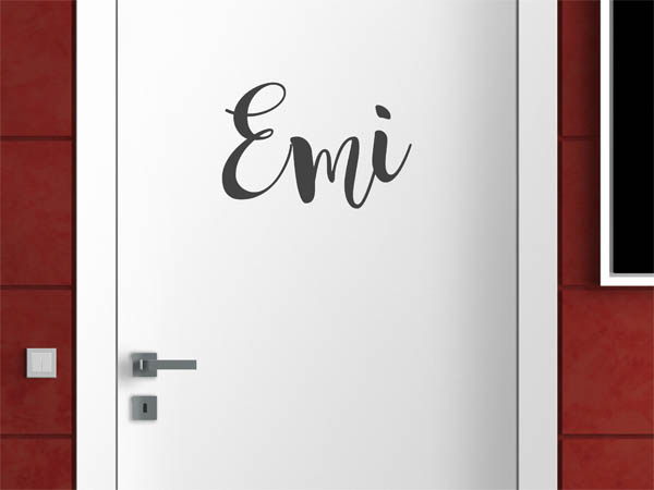 Wandtattoo Emi in Handschrift