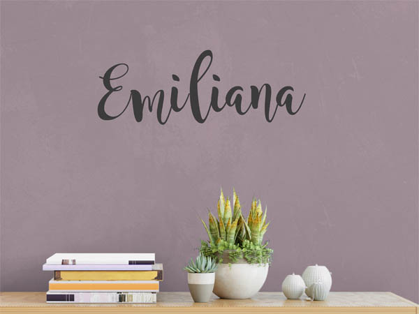 Wandtattoo Emiliana in Handschrift