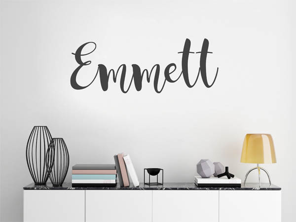 Wandtattoo Emmett in Handschrift