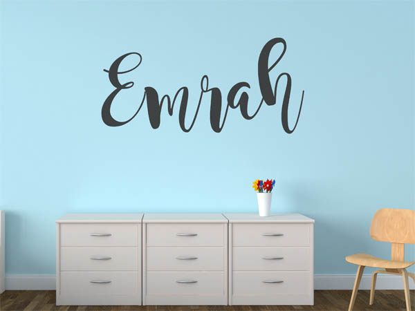 Wandtattoo Emrah in Handschrift