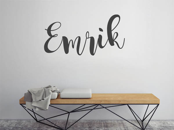 Wandtattoo Emrik in Handschrift