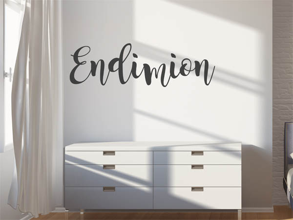 Wandtattoo Endimion in Handschrift