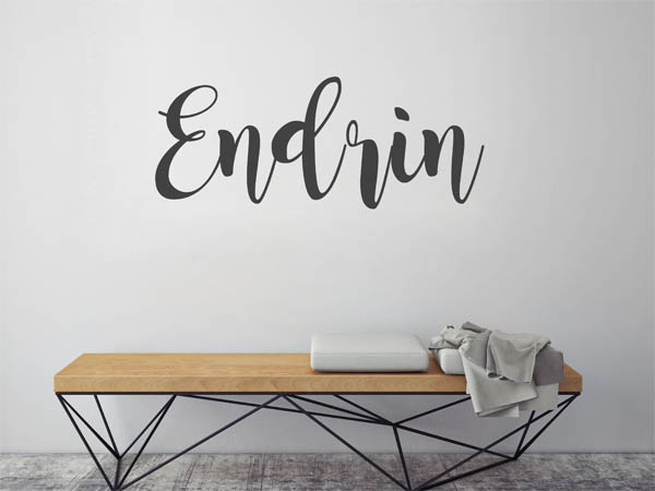 Wandtattoo Endrin in Handschrift