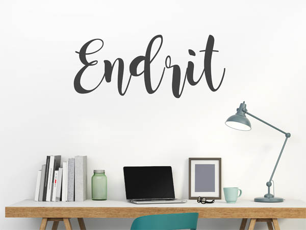 Wandtattoo Endrit in Handschrift