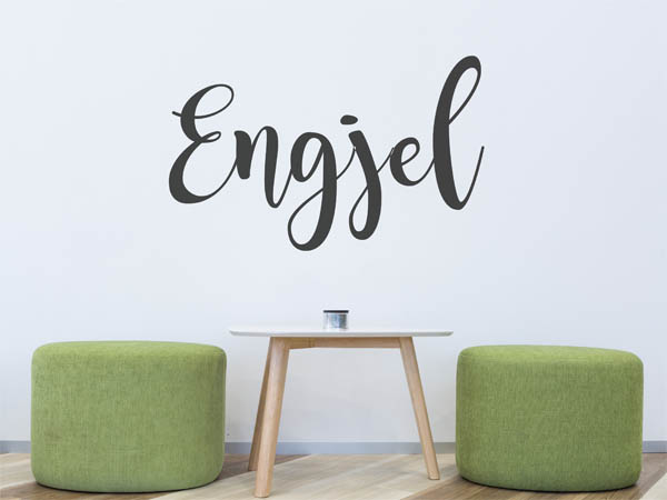 Wandtattoo Engjel in Handschrift