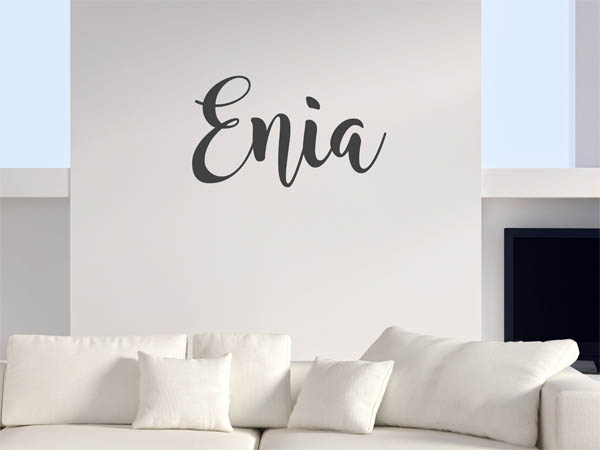 Wandtattoo Enia in Handschrift
