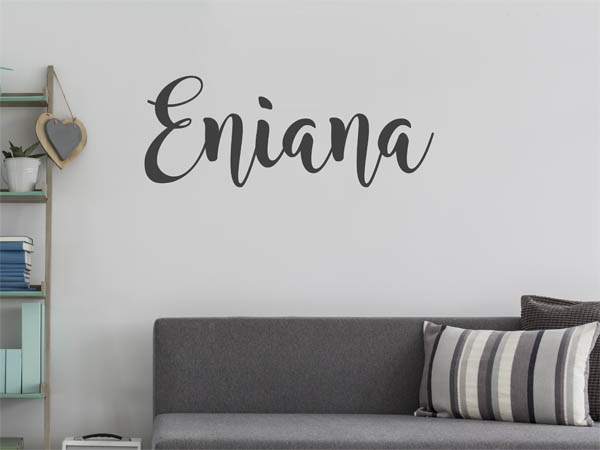 Wandtattoo Eniana in Handschrift