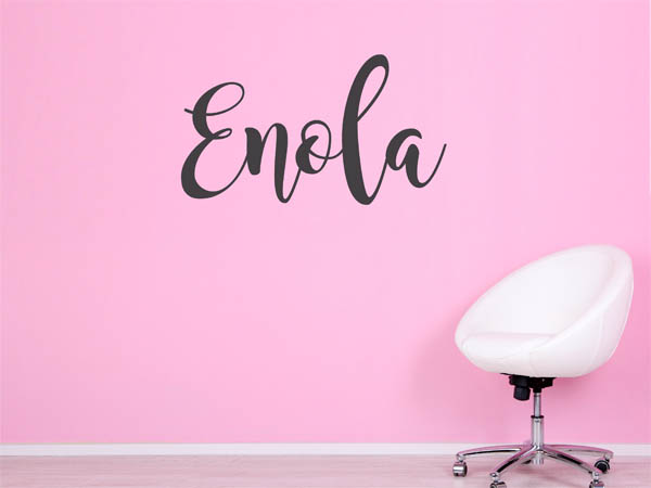 Wandtattoo Enola in Handschrift