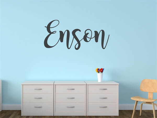 Wandtattoo Enson in Handschrift