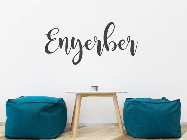 Wandtattoo Enyerber in Handschrift