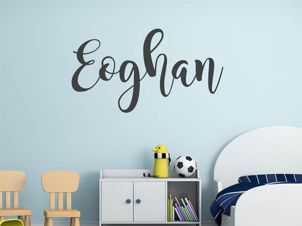 Wandtattoo Eoghan in Handschrift