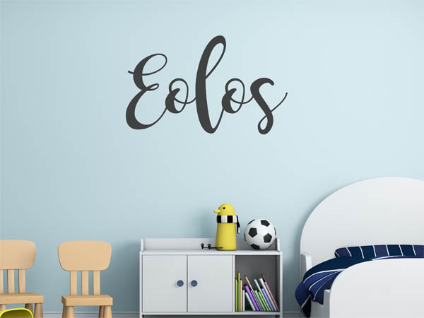 Wandtattoo Eolos in Handschrift