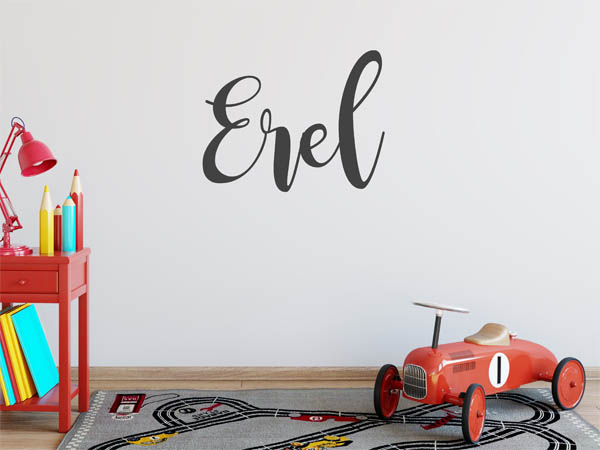Wandtattoo Erel in Handschrift