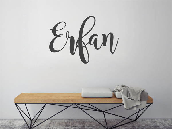 Wandtattoo Erfan in Handschrift