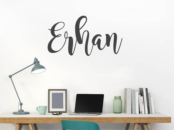 Wandtattoo Erhan in Handschrift