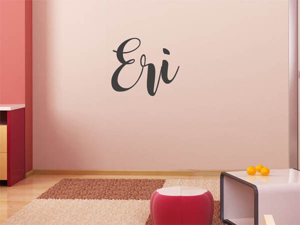 Wandtattoo Eri in Handschrift