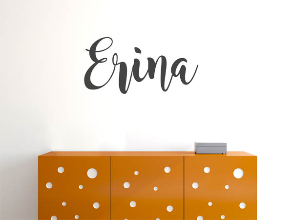 Wandtattoo Erina in Handschrift
