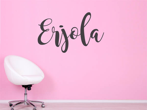 Wandtattoo Erjola in Handschrift