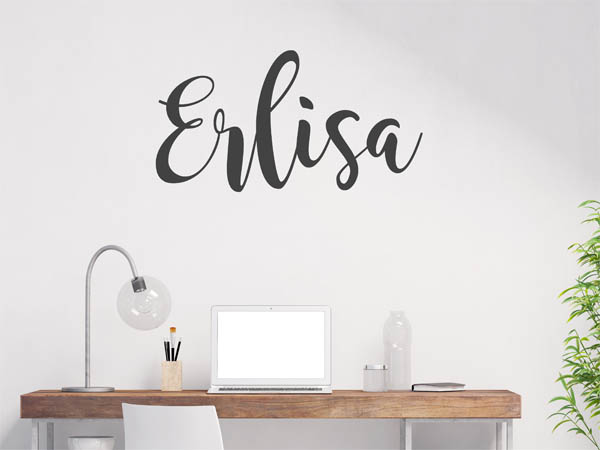 Wandtattoo Erlisa in Handschrift