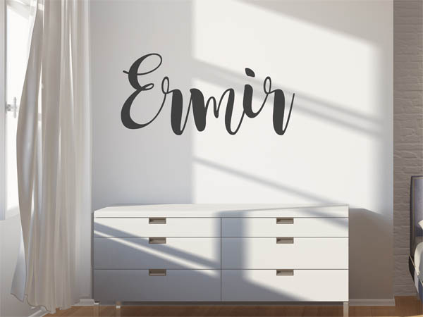 Wandtattoo Ermir in Handschrift