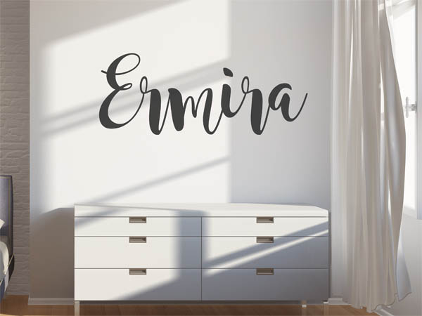 Wandtattoo Ermira in Handschrift