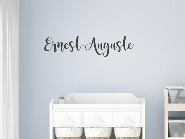 Wandtattoo Ernest-Auguste in Handschrift
