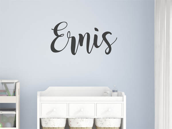 Wandtattoo Ernis in Handschrift