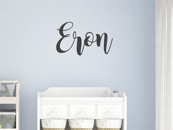 Wandtattoo Eron in Handschrift