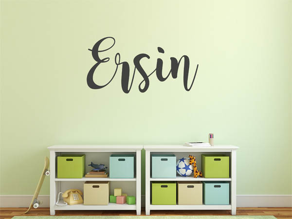 Wandtattoo Ersin in Handschrift