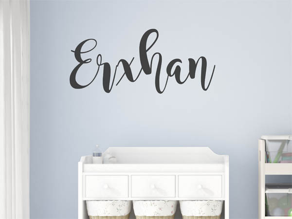 Wandtattoo Erxhan in Handschrift