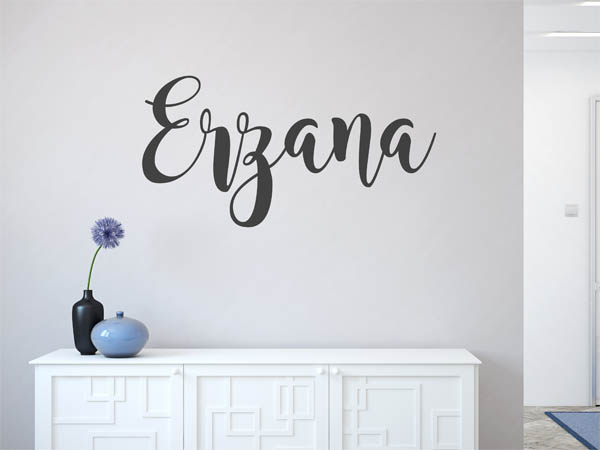 Wandtattoo Erzana in Handschrift