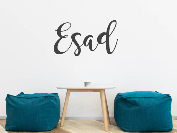 Wandtattoo Esad in Handschrift