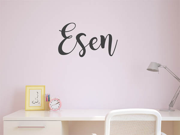 Wandtattoo Esen in Handschrift
