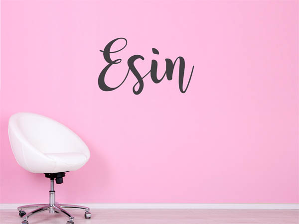 Wandtattoo Esin in Handschrift