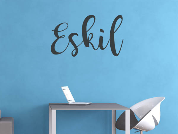 Wandtattoo Eskil in Handschrift