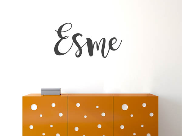 Wandtattoo Esme in Handschrift
